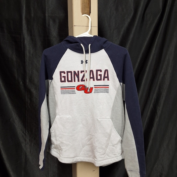 Under Armour Blue and White Gonzaga Sweater - Picture 1 of 11
